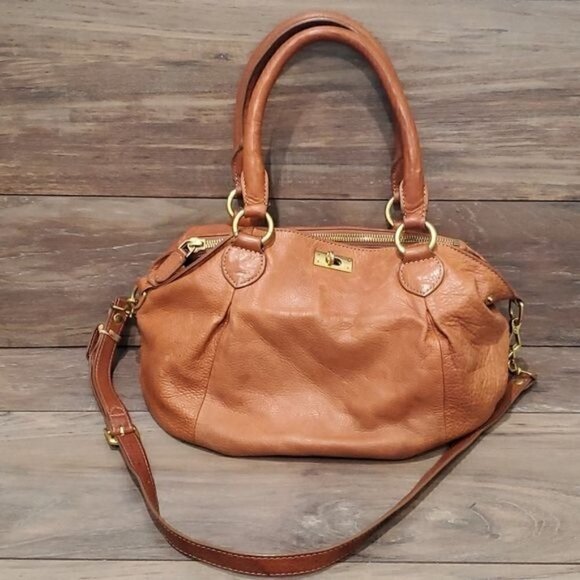 J.Crew Brompton Mini Hobo brown leather bag Style#63020 - Picture 2 of 16